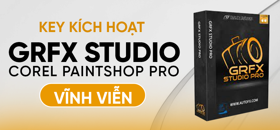 GRFX Studio for Corel PaintShop Pro - Key kích hoạt vĩnh viễn